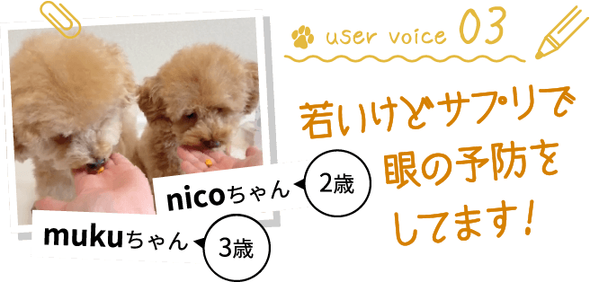 mukuちゃんnicoちゃん